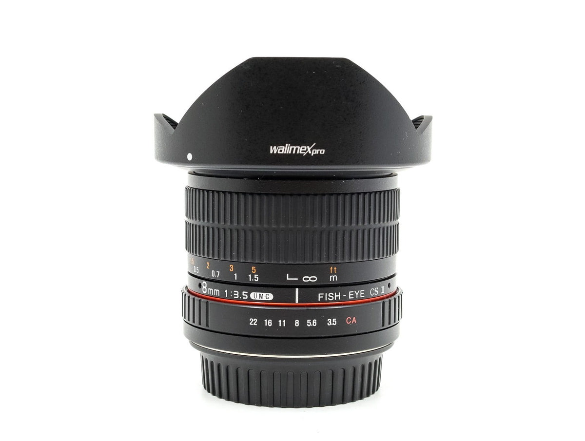 Walimex Pro 8mm F/3.5 UMC CS Fisheye II - Canon EF-M Fit · main image
