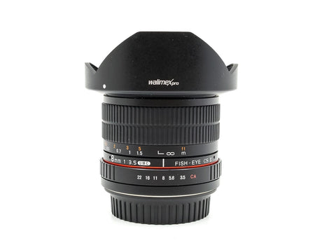 Walimex Pro 8mm F/3.5 UMC CS Fisheye II - Canon EF-M Fit