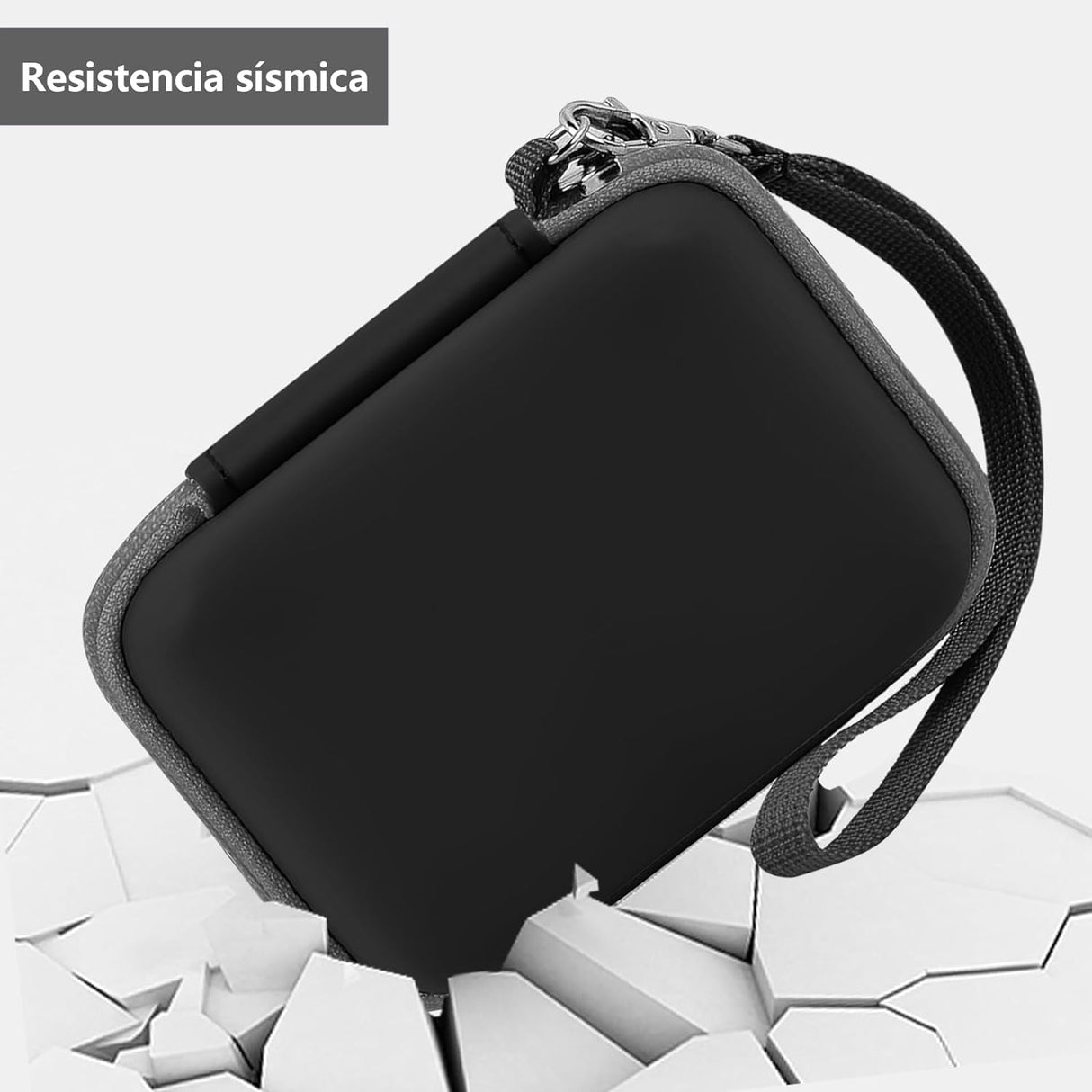 Leayjeen Funda Protectora par Cámara Digital Compacta, Compatible con FAYIBUY/Kodak/Umipyiza/Amdeurdi/Amdeurdi/CCN/DPFIHRGO, Funda Protectora de Bolsa Dura de EVA (Solo Funda) Negro