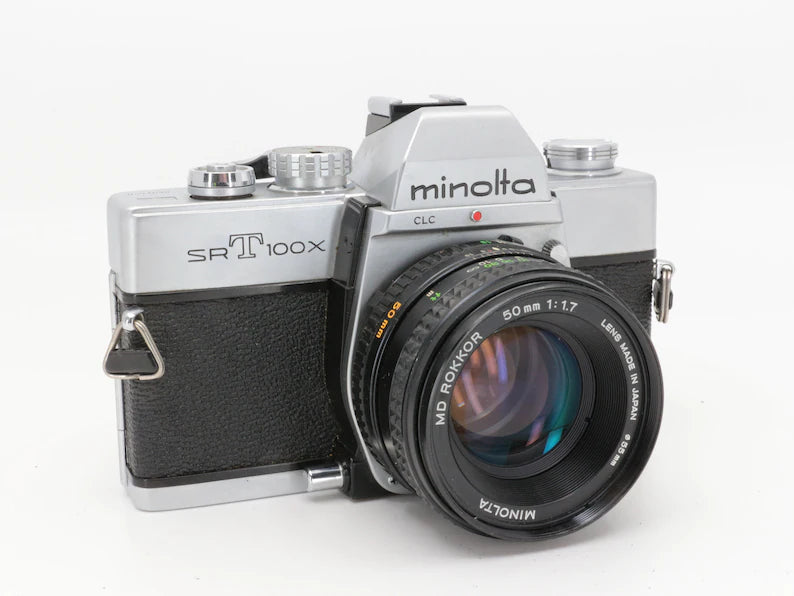 ★minolta SRT100X★ Elicarレンズ★ Minolta SrT100x - 35mm Film Camera w/ 50mm MD 1.7 | Cámara